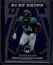 2022 Panini Mosaic Blue Chips #BC-15 Travon Walker Jacksonville Jaguars