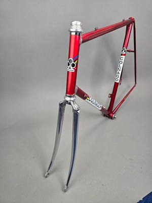 Colnago Nuovo Mexico Saronni Rot Rahmen Set 80s Campagnolo Record 63 cm frame