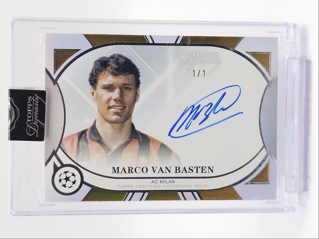 MARCO VAN BASTEN 2024 TOPPS DYNASTY UEFA AUTOGRAPH GOLD AUTO 1/1 Q2754