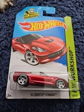 Hot wheels 14 corvette stingray, Maroon #228/250