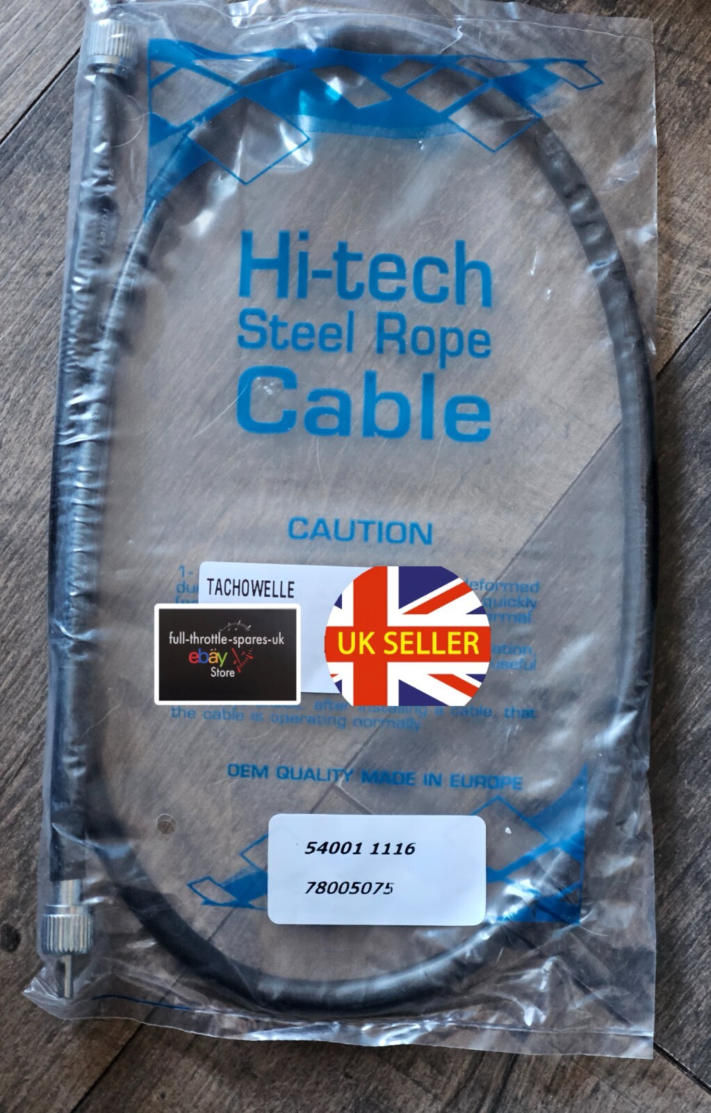 fits: KAWASAKI KLR 600 A / B 1984-1989 NEW HI-TECH SPEEDO DRIVE CABLE UK :-)