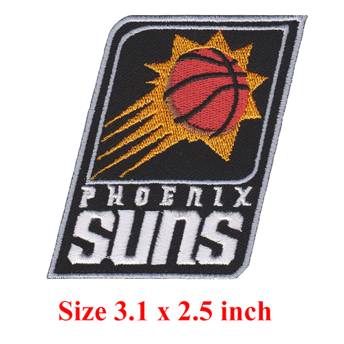 Wholesale Phoenix Suns Arizona Basketball Logo Size 3.1"x2.5" Iron on Patch DIY - Picture 12 of 12