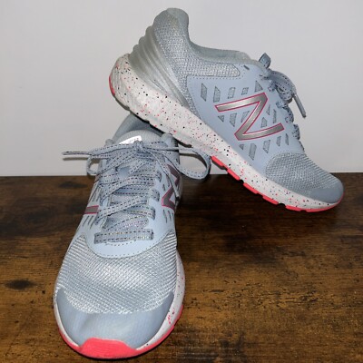 Womens New Balance NB Sneakers Running Fuel Core Urge Grey Pink Size 6.5 US