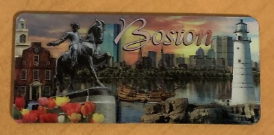 Boston 3D Holographic Magnet | eBay