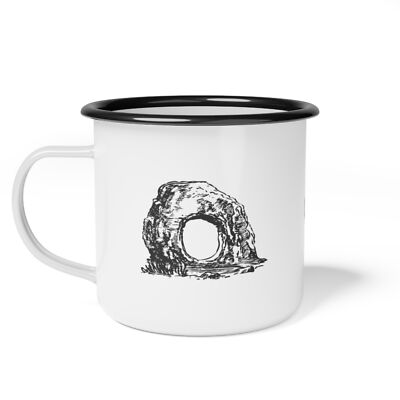 Enamel Camp Cup Lanyon Quoit Mên-an-Tol Megalith Dolmen Cromlech Neolithic 