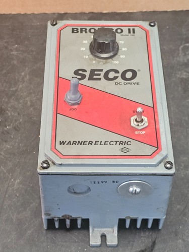 WARNER ELECTRIC BRONCO II MODEL 160 SECO DC DRIVE, 115VAC/230VAC 15AMP