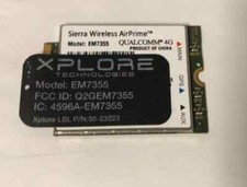 Sierra Wireless AirPrime Qualcomm 4G LTE WWAN Card EM7355 Fresh Pull 