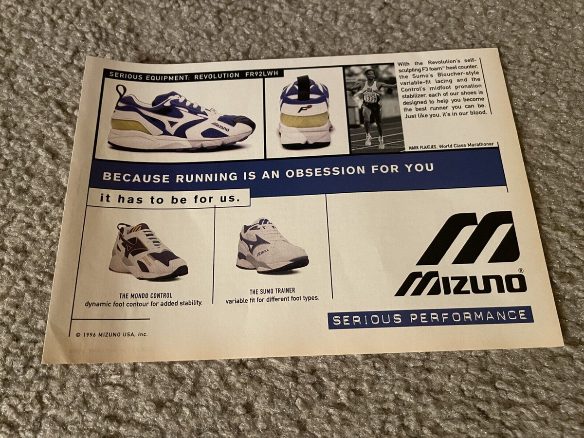 Vintage MIZUNO MONDO CONTROL SUMO TRAINER Track Running Shoes