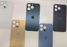 Replacement Rear Back Glass Big Hole For iPhone 13 Pro Max W/ Diff. Colors, lot