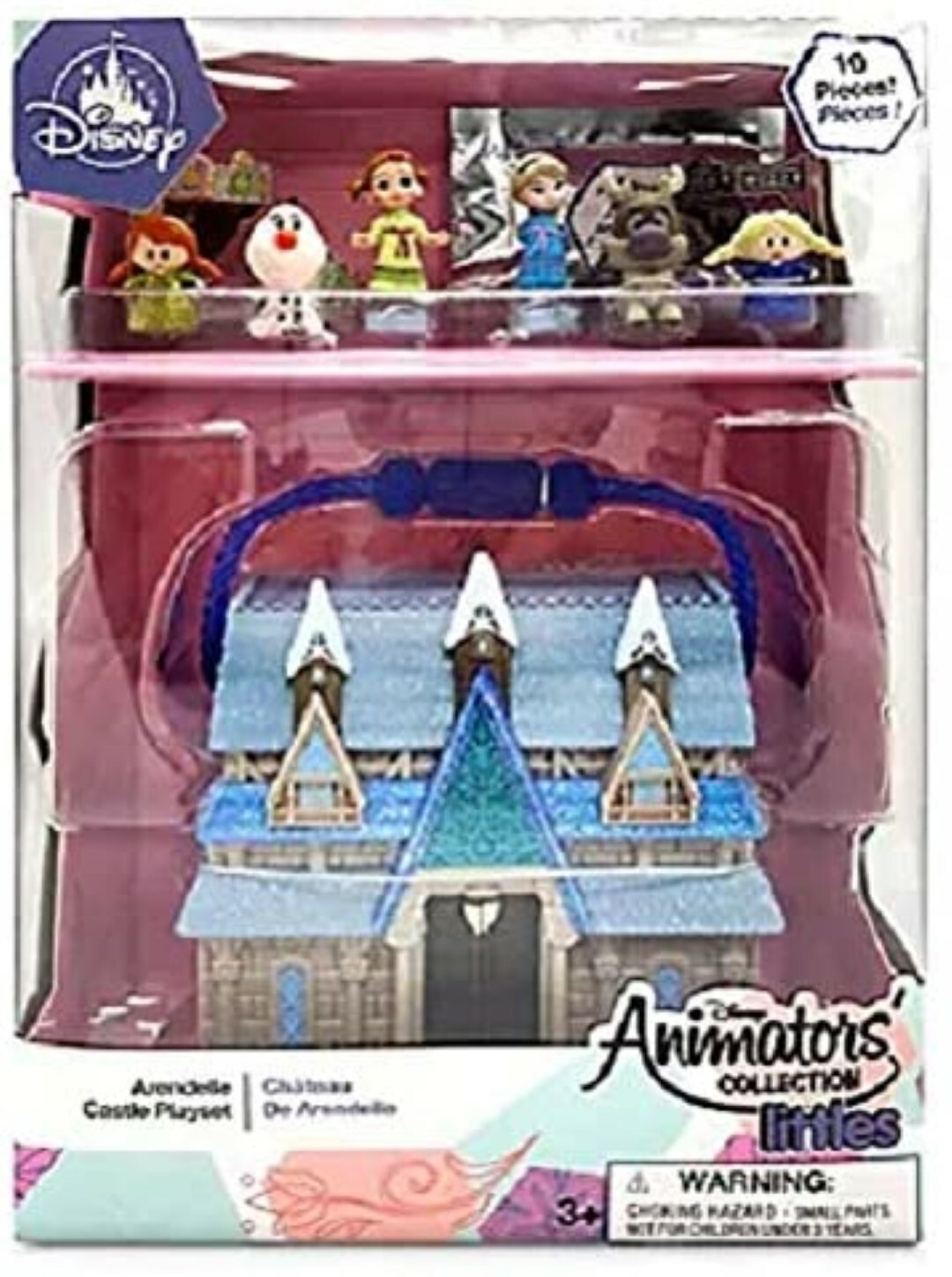 Disney Store Animators Micro Playset Jasmine Palace, Frozen, Belle