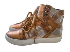 SUPRA Muska001 Women Skateboarding High Top Sneakers 98003-051 Size 10