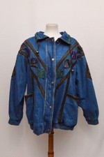Vintage Current Seen womens coat blue jean
