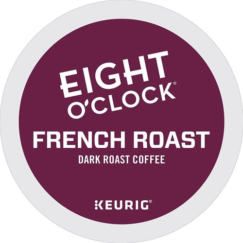 Eight O'Clock French Roast Coffee 18 to 144 Keurig Kcups Pick Any Size FREE SHIP - Picture 2 of 3