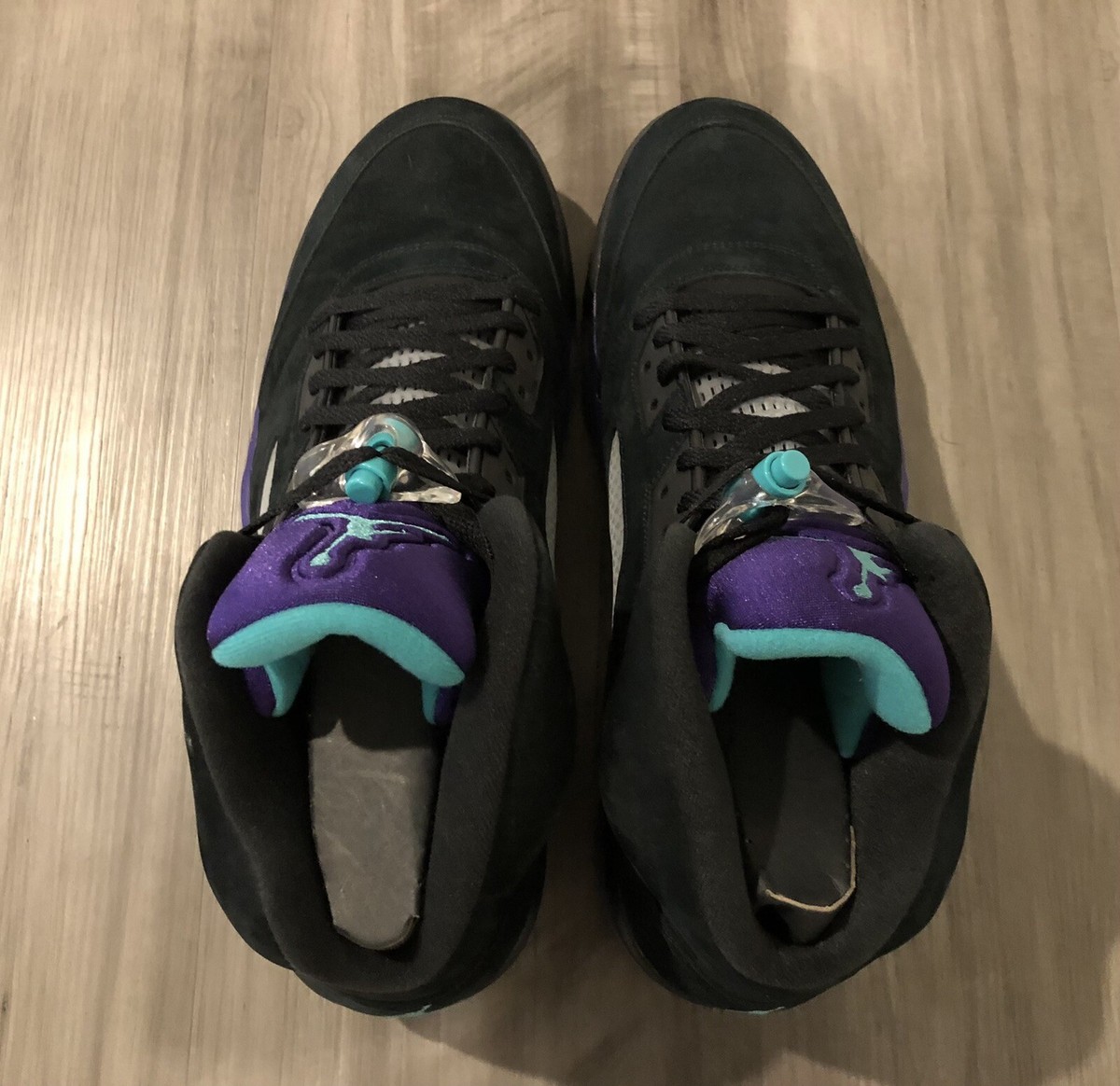 Nike Air Jordan 5 Retro Black Grape Size 14 New With Box Nike Air Jordan 5 Retro Black Grape Size 14 New With Box