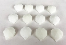 12 Vintage Daka-ware Style Octagon Pinwheel Guitar Pointer Knobs Black or White