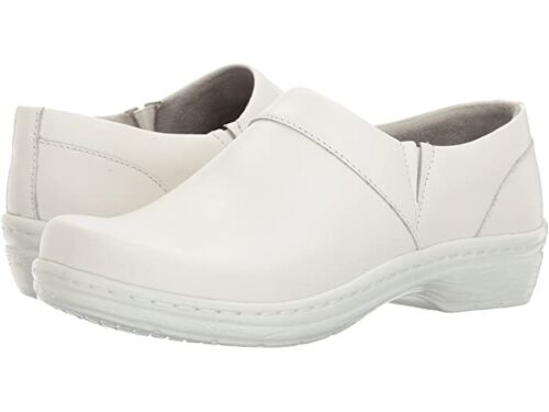 KLOGS MISSION SLIP ON CLOGS NEW WOMEN'S MANY SIZES WHITE SMOOTH