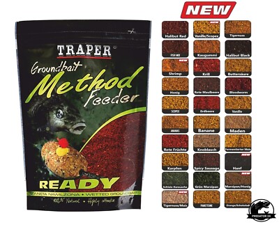 Traper Method Feeder READY Fertigfutter Grundfutter Angelfutter Lockfutter