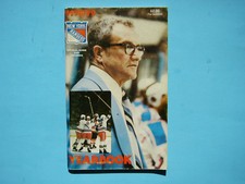 1978/79 NEW YORK RANGERS NHL HOCKEY MEDIA GUIDE YEARBOOK FRED SHERO DAVE MALONEY