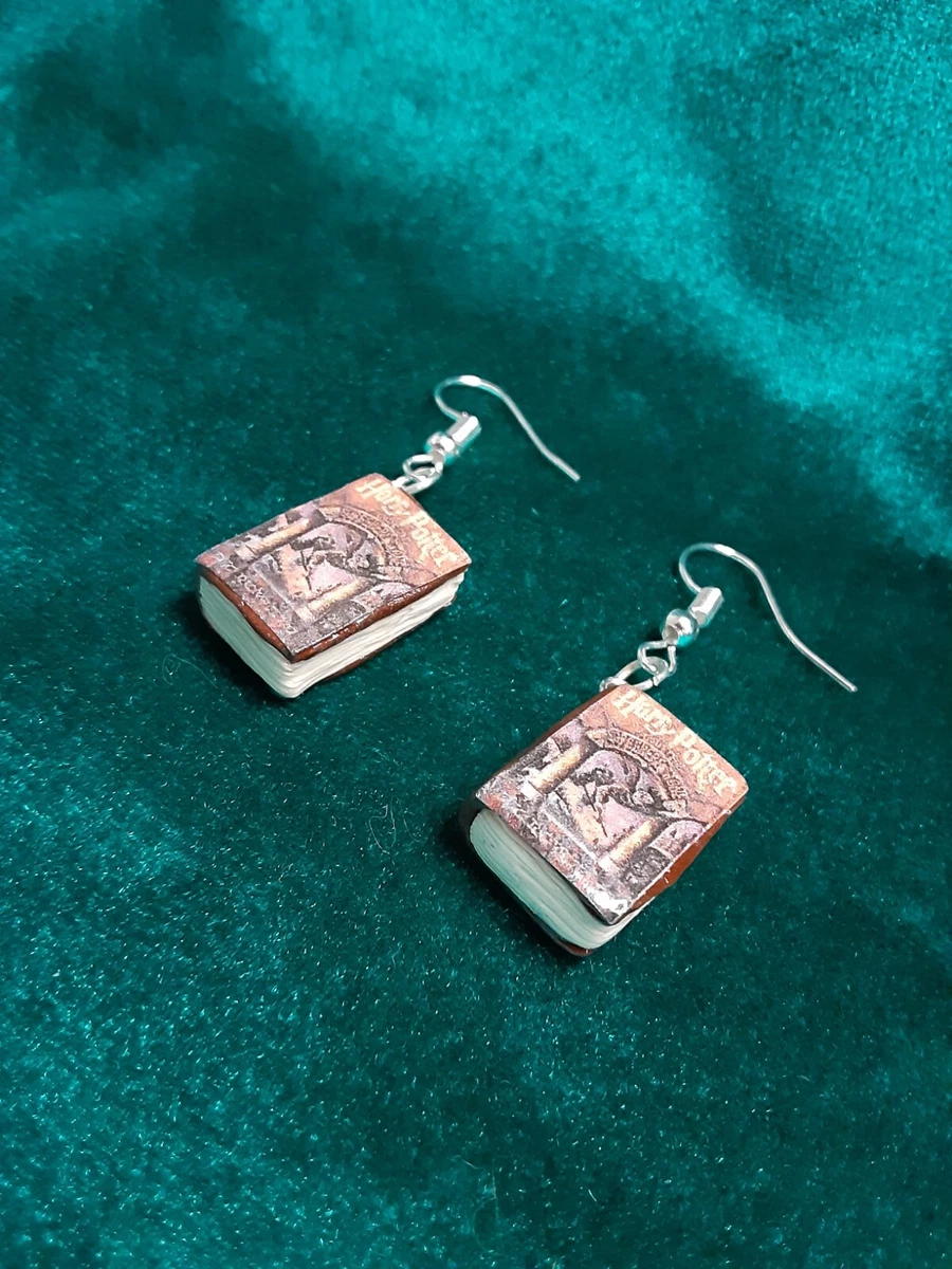 Harry potter book best sale earrings