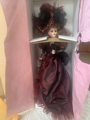 Franklin Mint Heirloom Wild West Show Saloon Collection Doll/By Maryse Nicole
