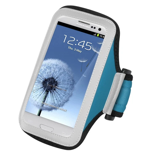 Vertical Pouch Universal Blue Sport Armband for  iPhone SE (2020), 8, 7, 6s, 6 - Image 2 of 4