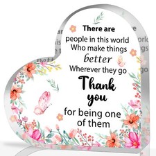Appreciation Gifts For Women Acrylic Heart Keepsakeinspirational Gifts For Cowor