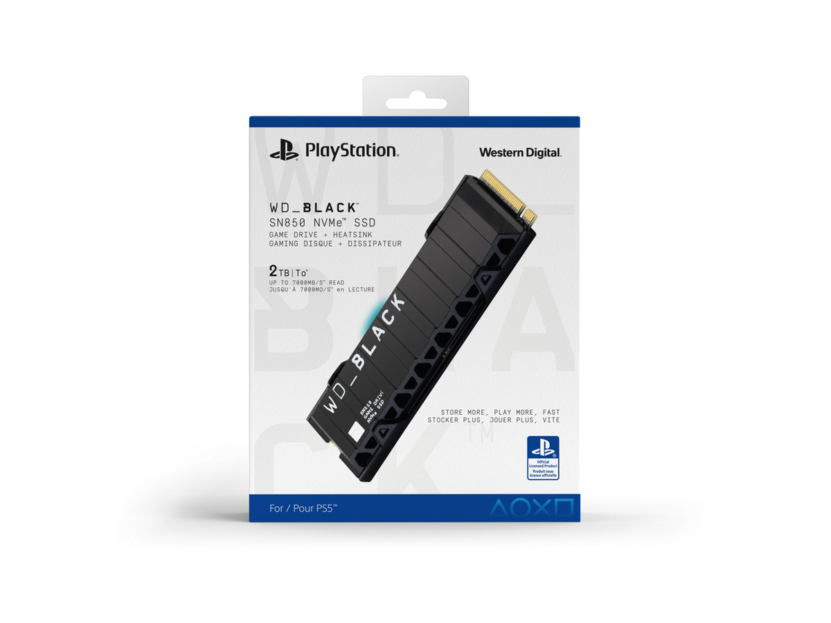 Western Digital BLACK 2TB NVMe for PS5 SSD Consoles M.2 2280 SN850 
