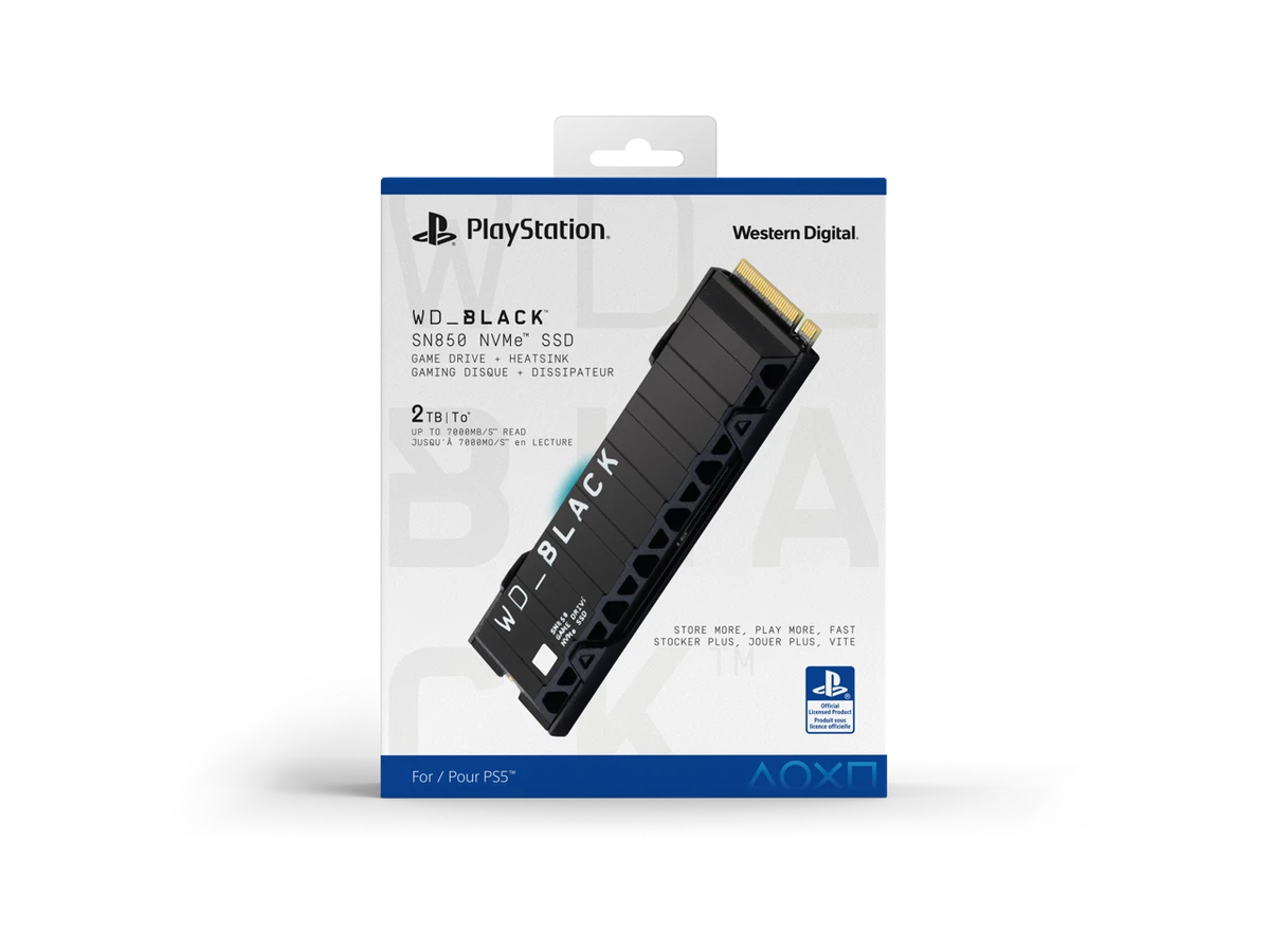 Western Digital BLACK 2TB NVMe for PS5 SSD Consoles M.2 2280 SN850 