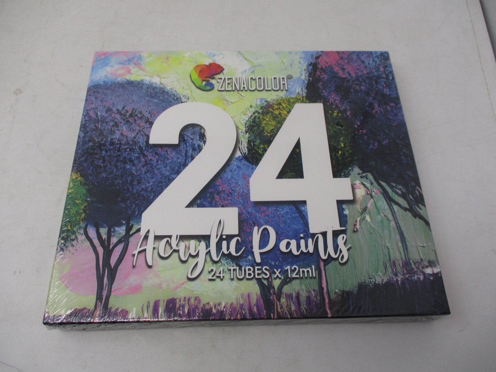 Zenacolor Acrylic Paint 24 12ml Tubes eBay