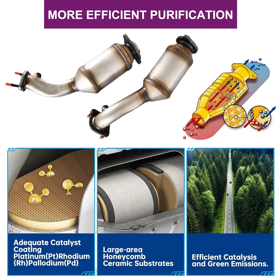 For Cadillac CTS / STS 3.6L Catalytic Converter 2008-2011 - OBD II EPA Approved Foto 4 de 4