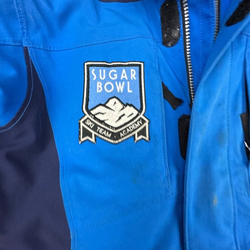 Spyder Ski Jacket Kids 10 Sugar Bowl Ski Team Thinsulate Hooded Waterproof - Picture 5 of 13