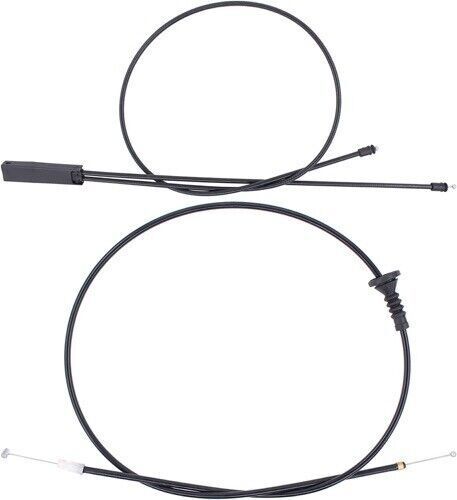 Hood Release Handle & Cable Set – For 2007-2013 Mini Cooper R55 R56 R57 (Black, Front Mount)