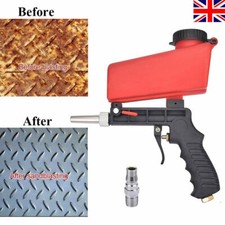 Air Sandblasting Gun Hand Held Sand Blaster Portable Shot Media Blasting 1/4"