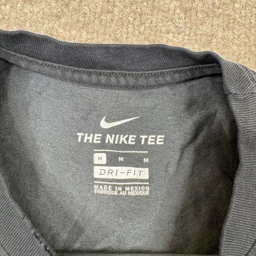 Lebron James Nike Shirt Mens Medium M Black Crown Logo Short Sleeve Adult Casual - Picture 2 of 9