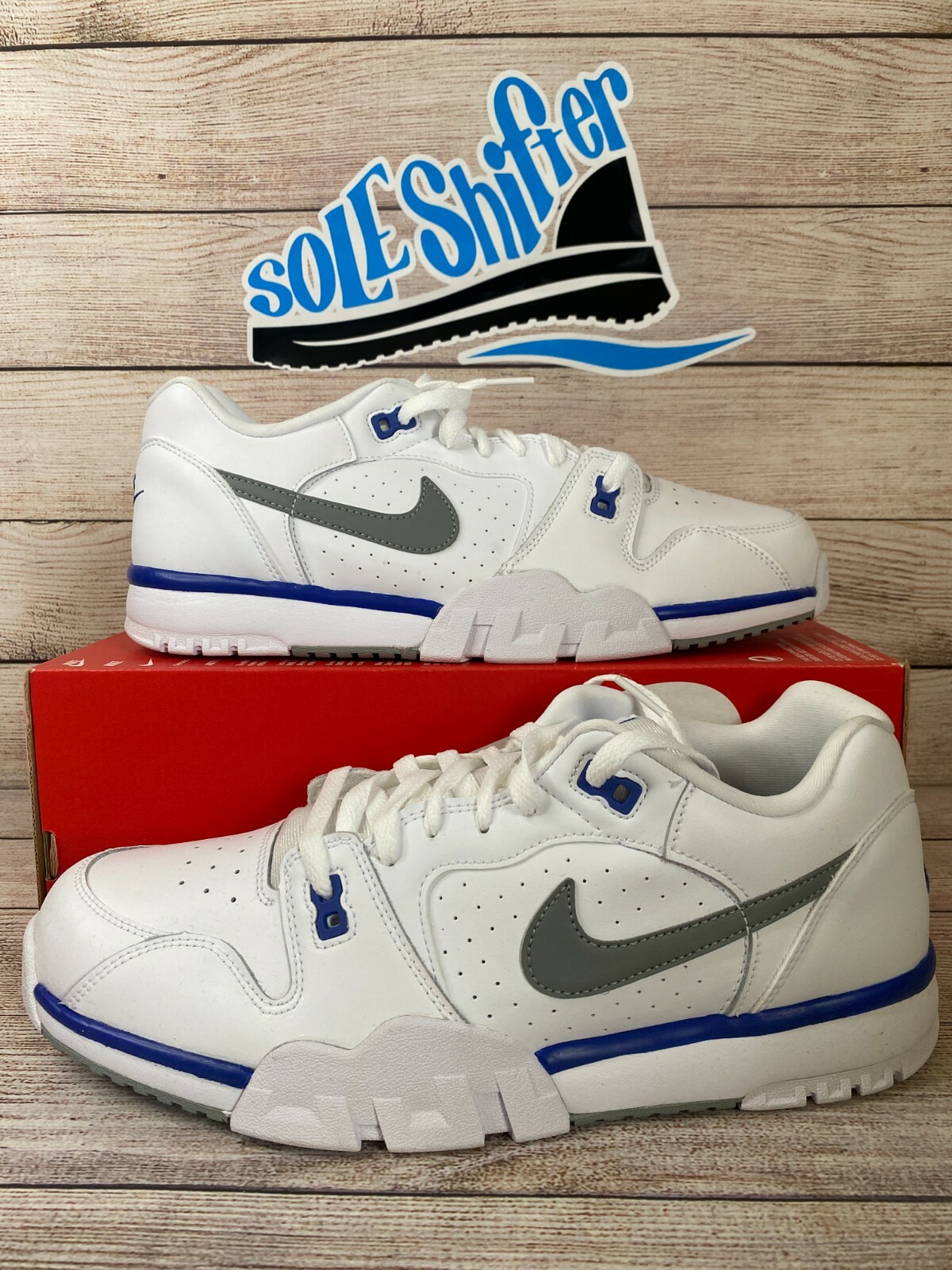 NIKE CROSS TRAINER LOW WHITE/BLUE 