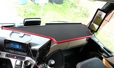 Lkw Ablage Tisch für Mercedes Actros MP5 und Mp4 schwarz rot