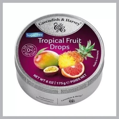 Cavendish & Harvey zuckerfreie tropische Frucht Tropfen 175 g kostenloser Ver...