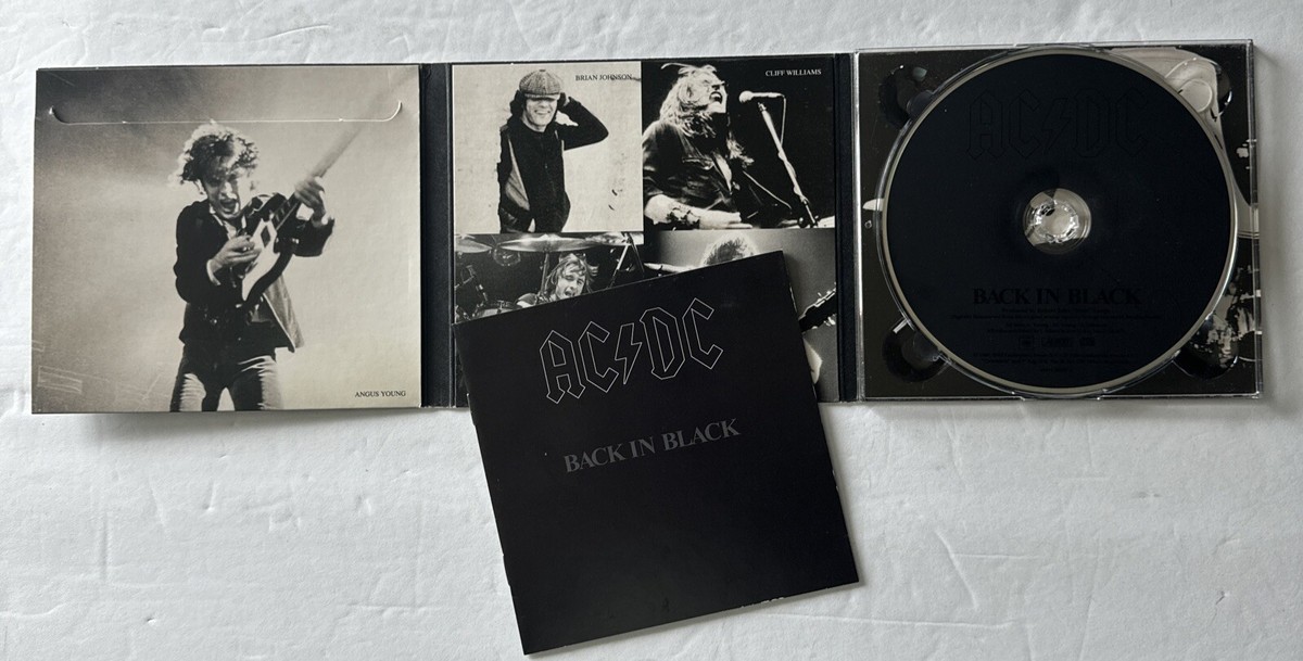 初回限定　AC/DC 紙デジパックCDセット AC/DC Back In Black Digipak CD + Booklet Remastered Enhanced NM | eBay