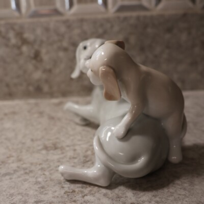 Vintage Franklin Mint Playful Moment Porcelain Figurine by Poul