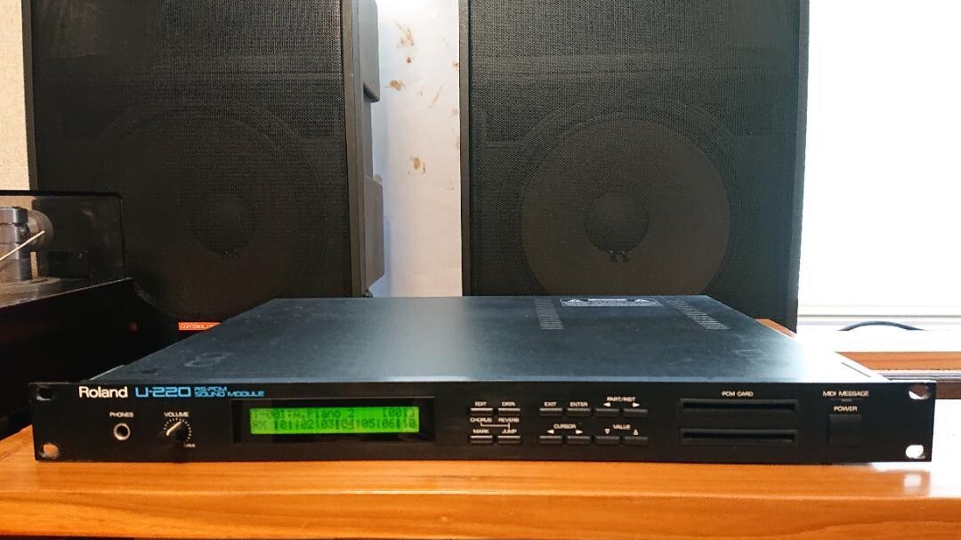 ROLAND RS-PCM サウンドモジュール U-220 ROLAND U-220 RS-PCM Sound Module Rack Synthesizer free