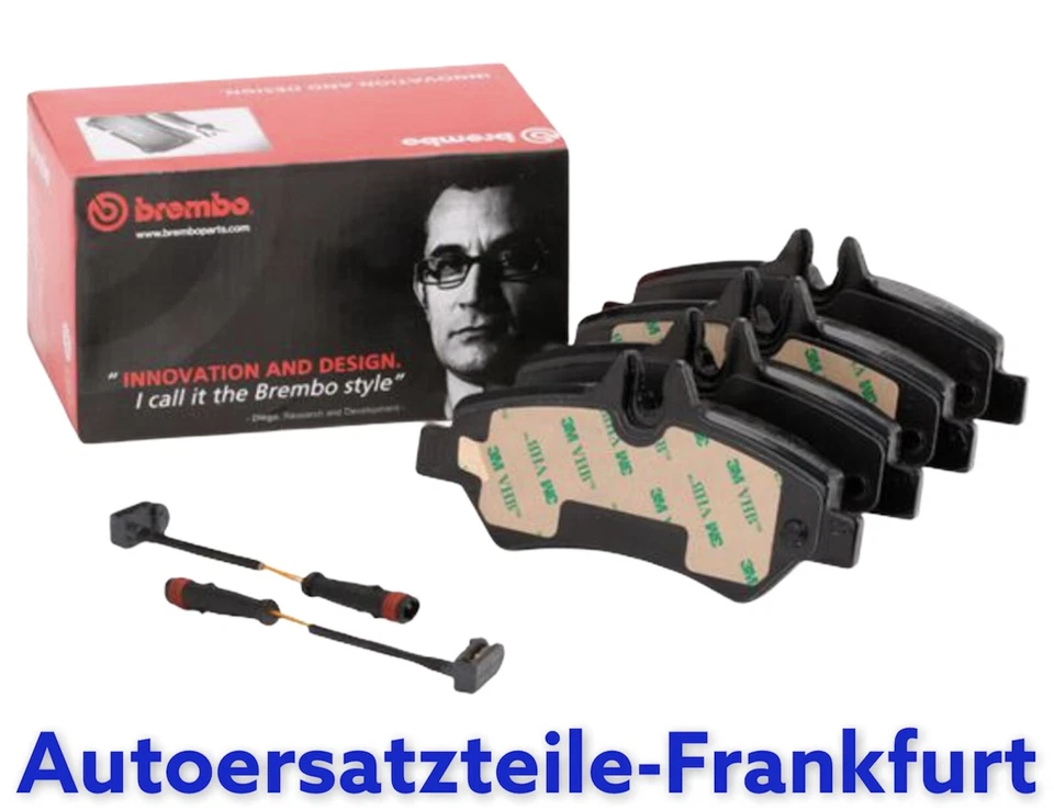 Brembo Rear Brake Pads Mercedes-Benz Sprinter 906 + VW Crafter 30-35/50 2E/F  - Image 3 of 4