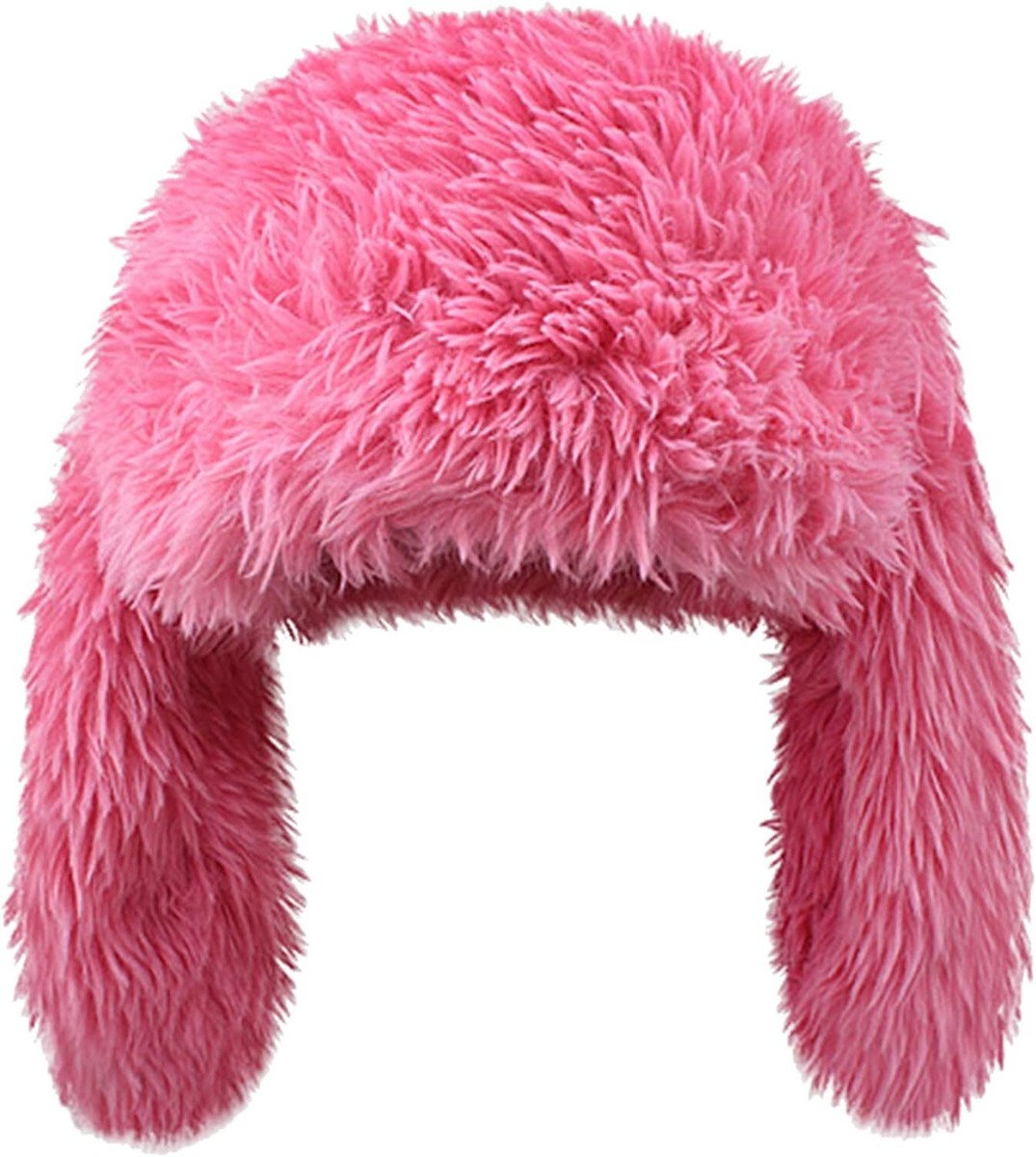 ? Iyoe Faux Fur Bunny Women Pink Cute Plush Rabbit Ears Winter Thick Cozy Hats ? Iyoe Faux Fur Bunny Women Pink Cute Plush Rabbit Ears  main image 3