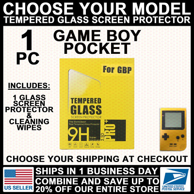 Tempered Glass Screen Protector for Nintendo Game Boy/Pocket/Color/Advance/SP