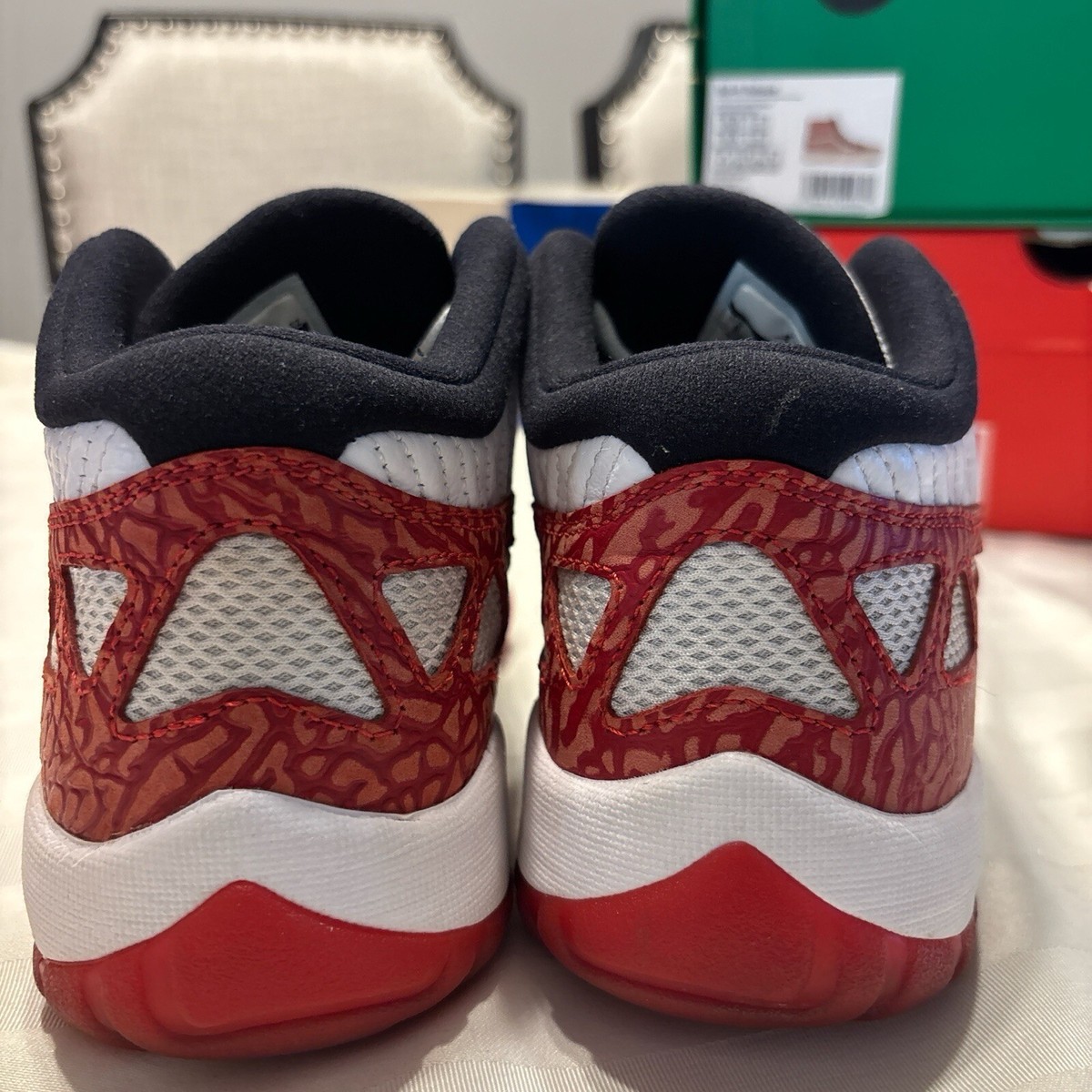Air Jordan 11 Retro IE Low 'Gym Red' SZ 8 Replacement Box | eBay