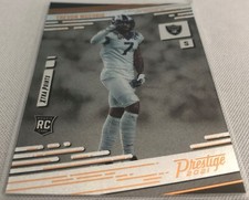 2021 Prestige Football Trevon Moehrig Las Vegas Raiders Xtra Points Galaxy RC