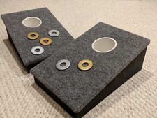 OHIO - WASHER TOSS GAME - HORSESHOES PITCHING - CORNHOLE - 1 HOLE SLANT TOP
