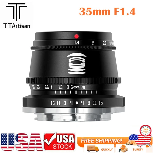 US TTArtisan 35mm F1.4 APS-C Lens for SonyE-Mount Camera a5000 a5500 a6000 a6300