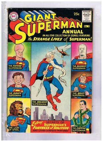 DC Comics Superman Annual #3 Fine- 1961 100 Pages - Photo 1/1