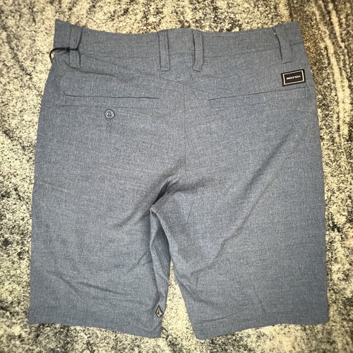 Volcom Surf & Turf Frickin Static Hybrid Shorts Mens 30 Submersible Blue Gray - Picture 3 of 9