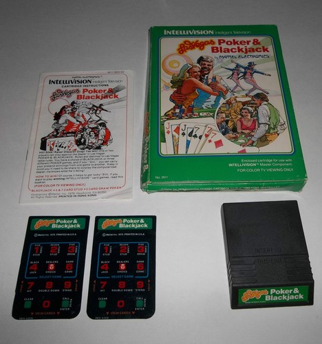 Las Vegas Poker & Blackjack (Intellivision, 1979) - 第 1/4 張圖片